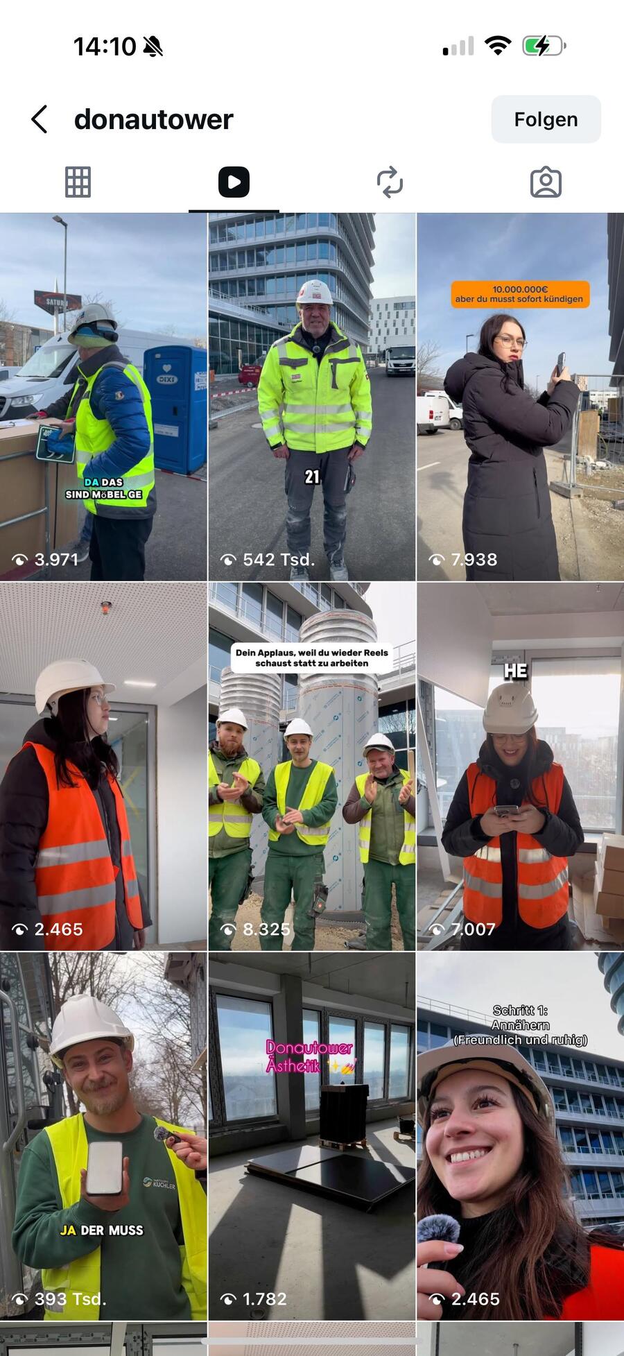 Instagram-Feed von @donautower
